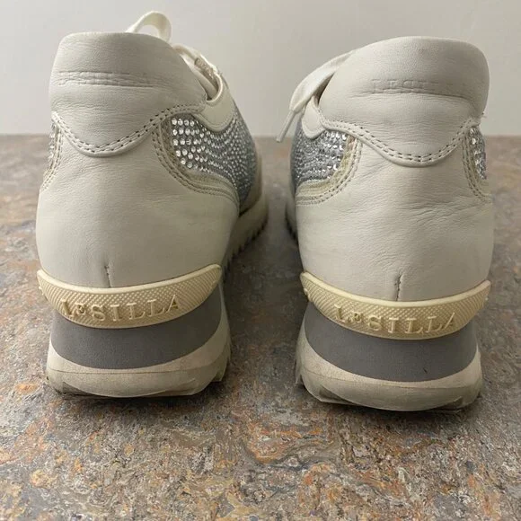Le Silla Crystal Sneakers Shoes - Picture 6 of 10
